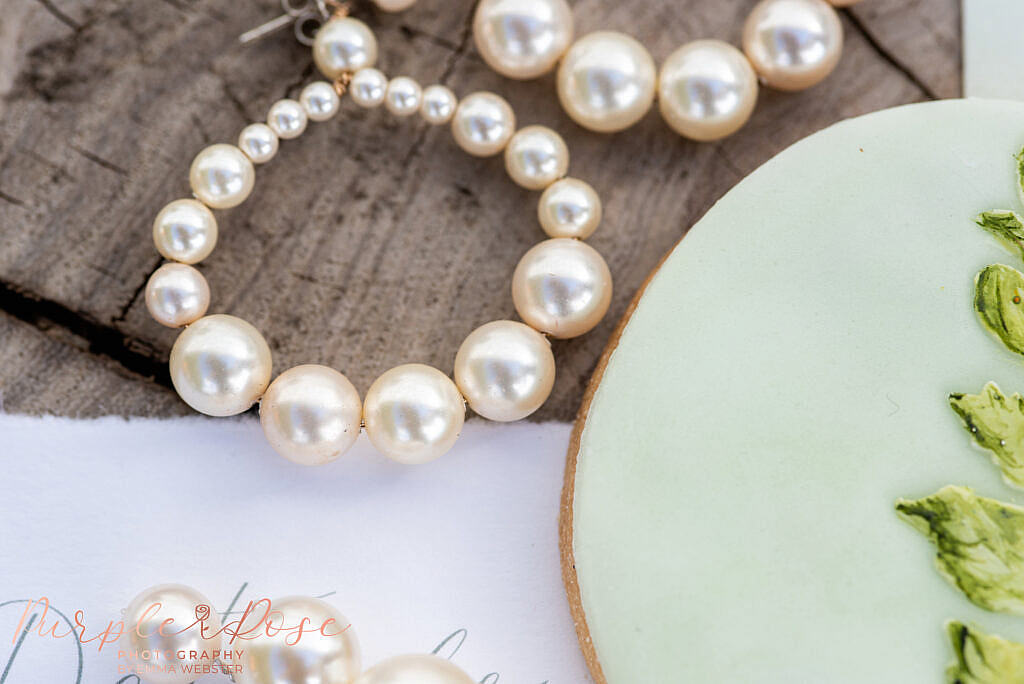 Pearl earrings