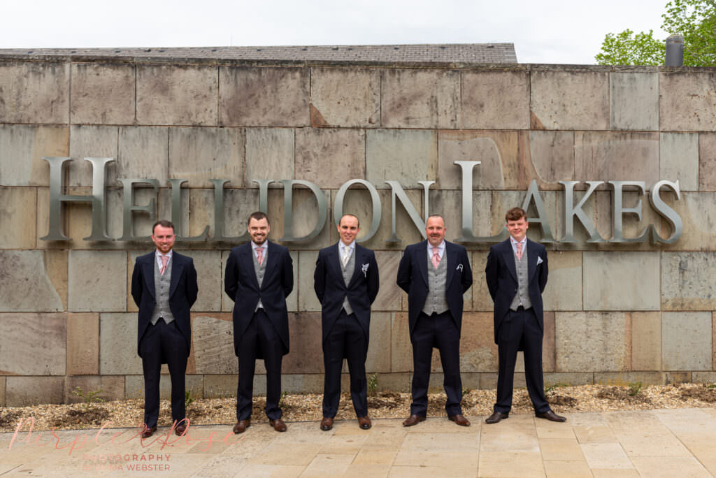 Groomsmen at Hellidon lakes