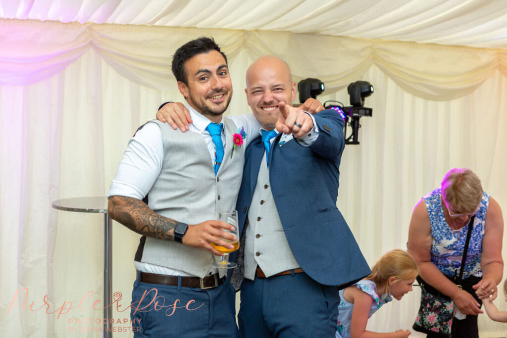 Groom with his groomsman