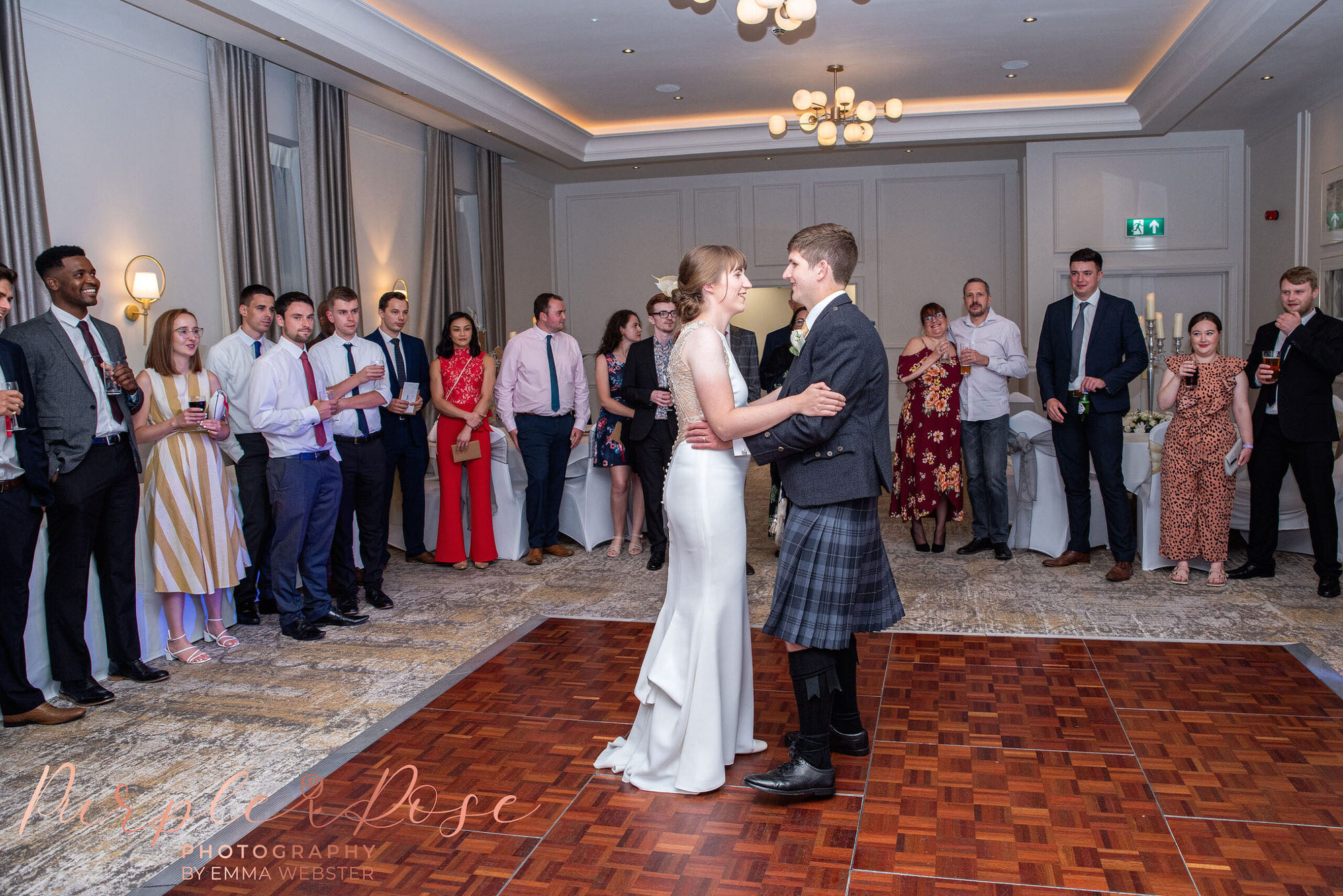 Brides and grooms first dance