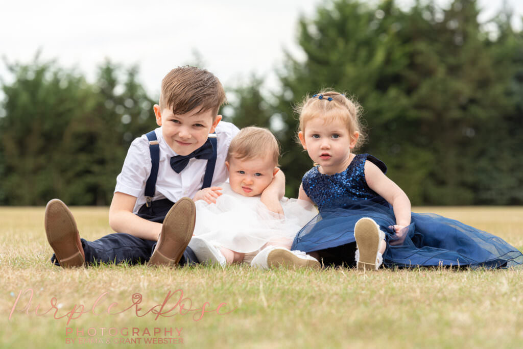 Children at a wedding