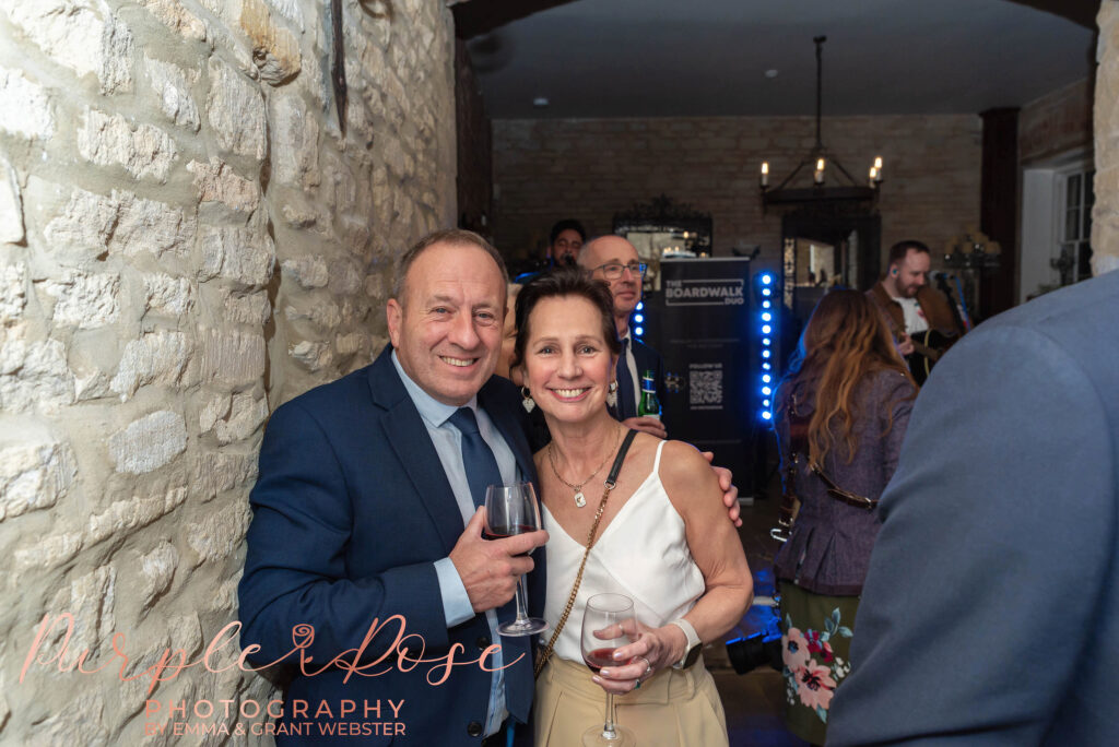 Photo of wedding guests during the party at a wedding in Milton Keynes